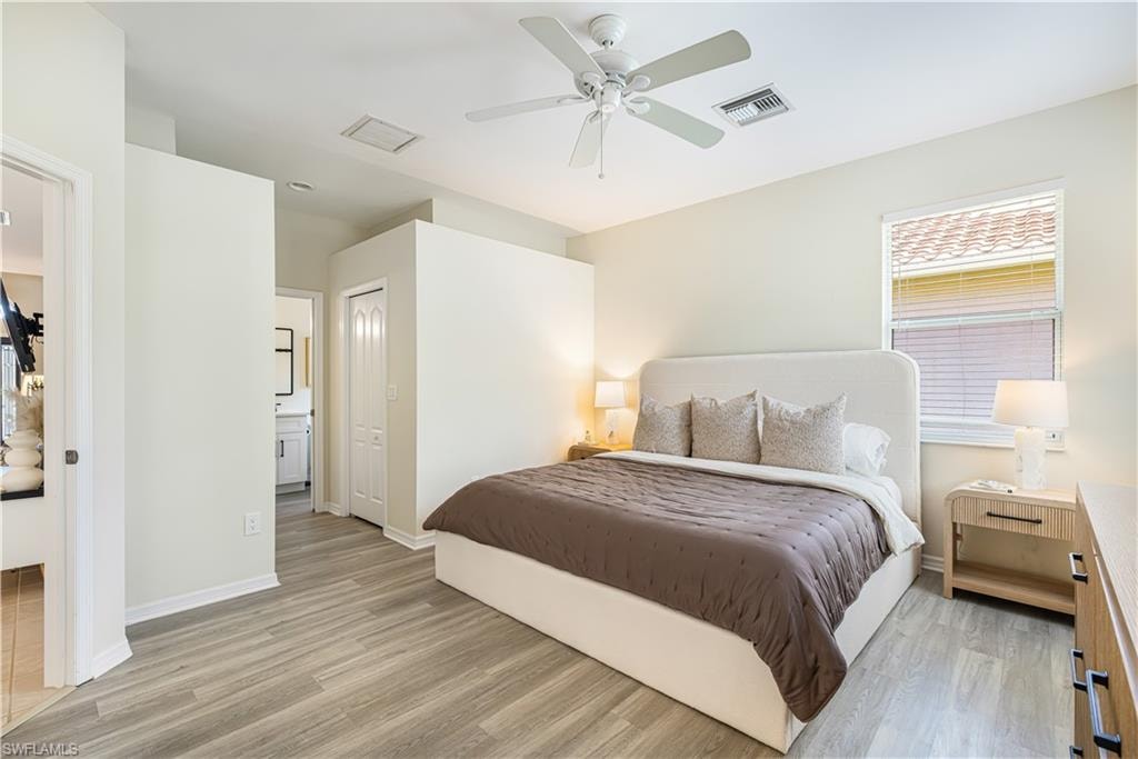 Spacious Master Suite with sliders out to lanai