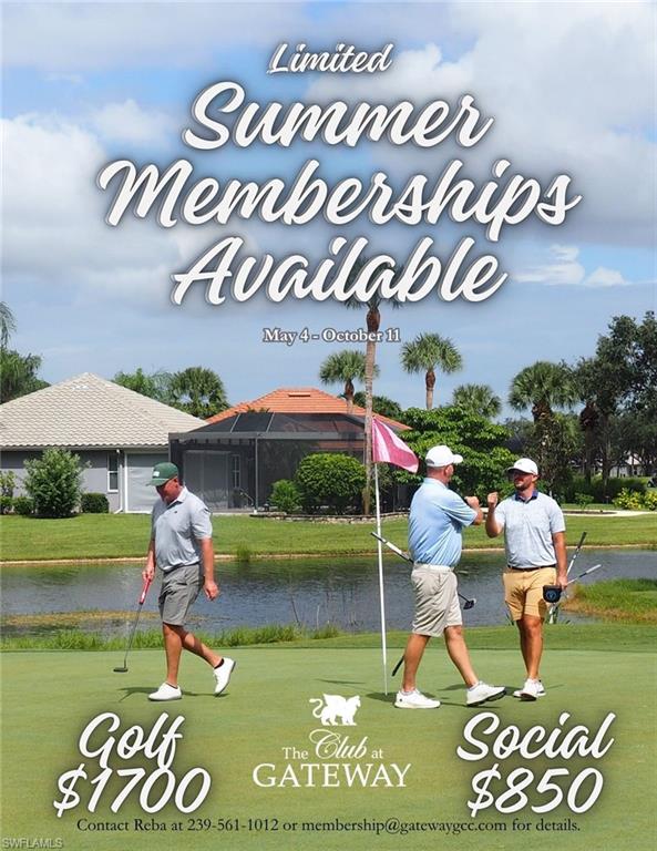 Check out the Summer Preview Golf Opportunity at The Club at Gateway
