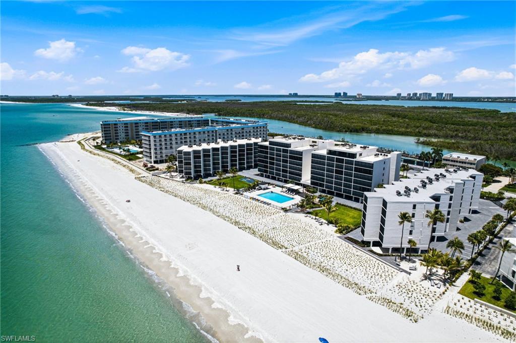 Expansive beach frontage with direct access to the Gulf