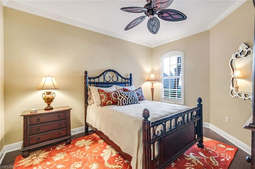 Spacious guest bedroom