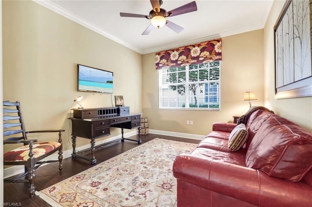 Large den that can also be used for overflow guests.