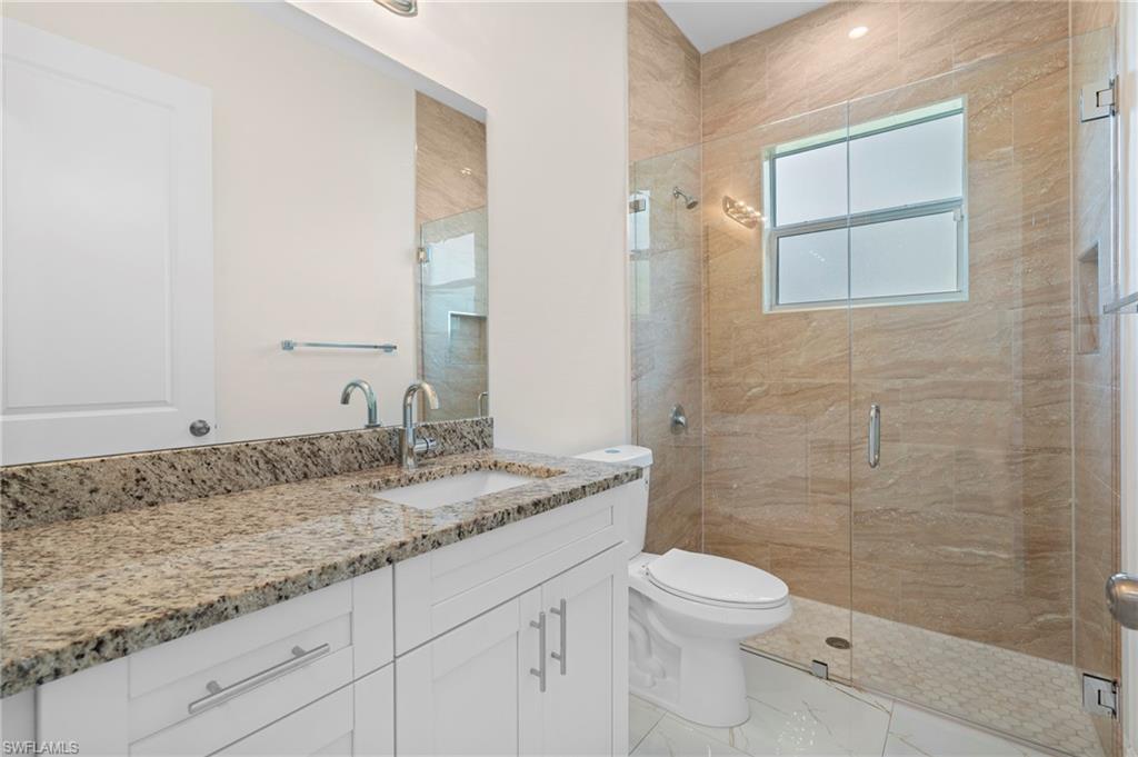 3rd bathroom located in the 2nd wing of the split plan.