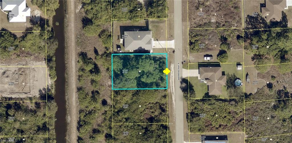 Aerial Property Survey. Illustrating the property's boundaries and surrounding parcels