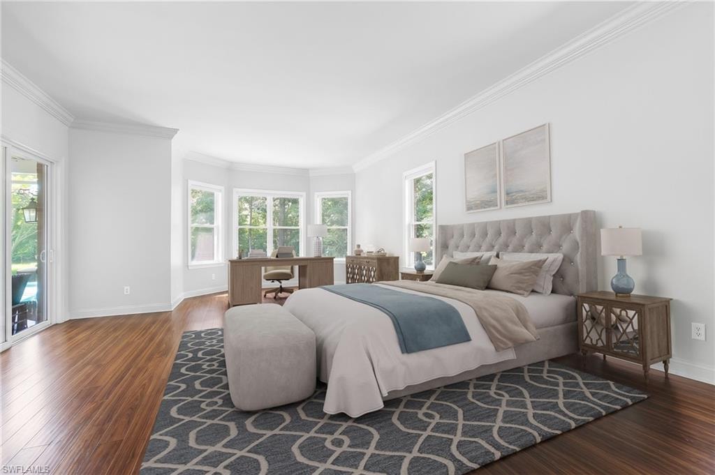 Virtually Staged Primary Bedroom