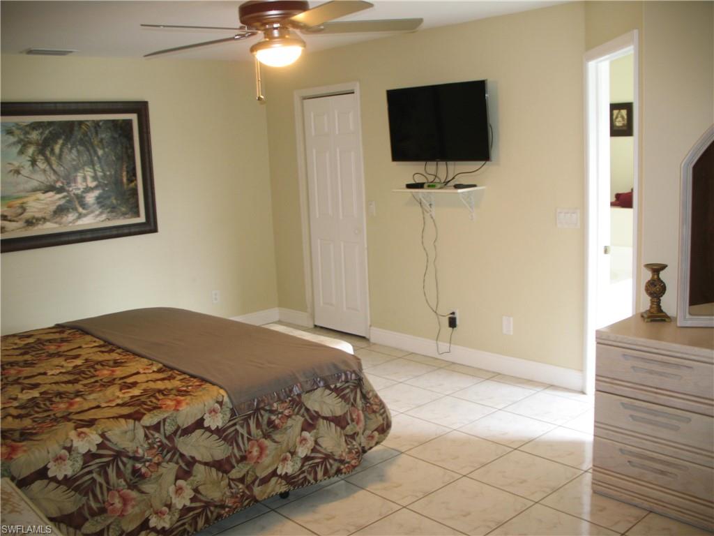 Master suite measures 19 feet by 12.5 feet with ample room for king size bed and additional furnishings.