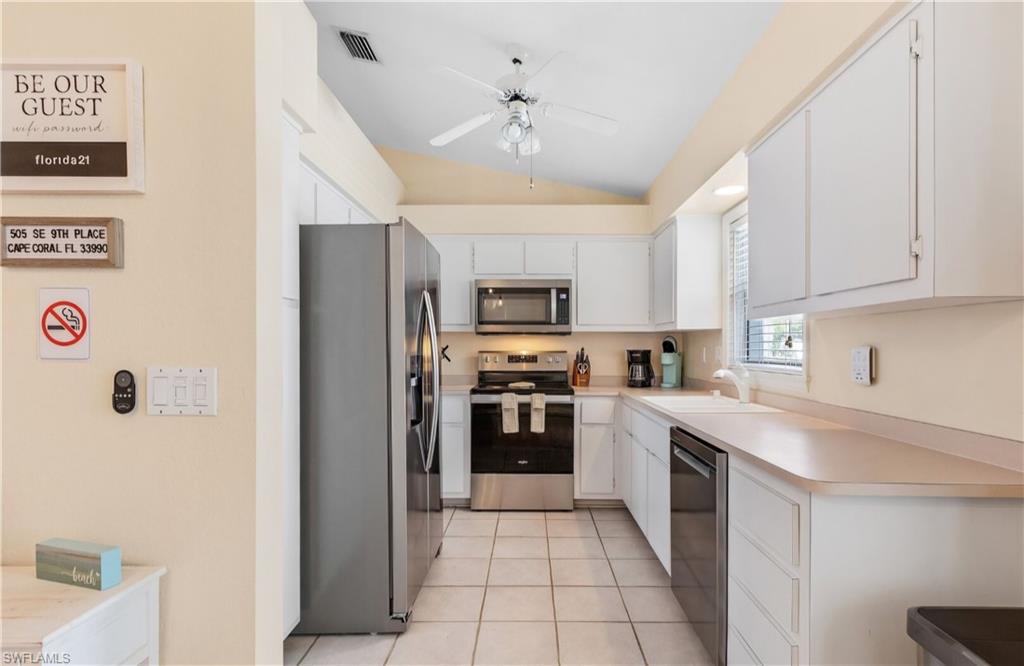 Stainless steel appliances