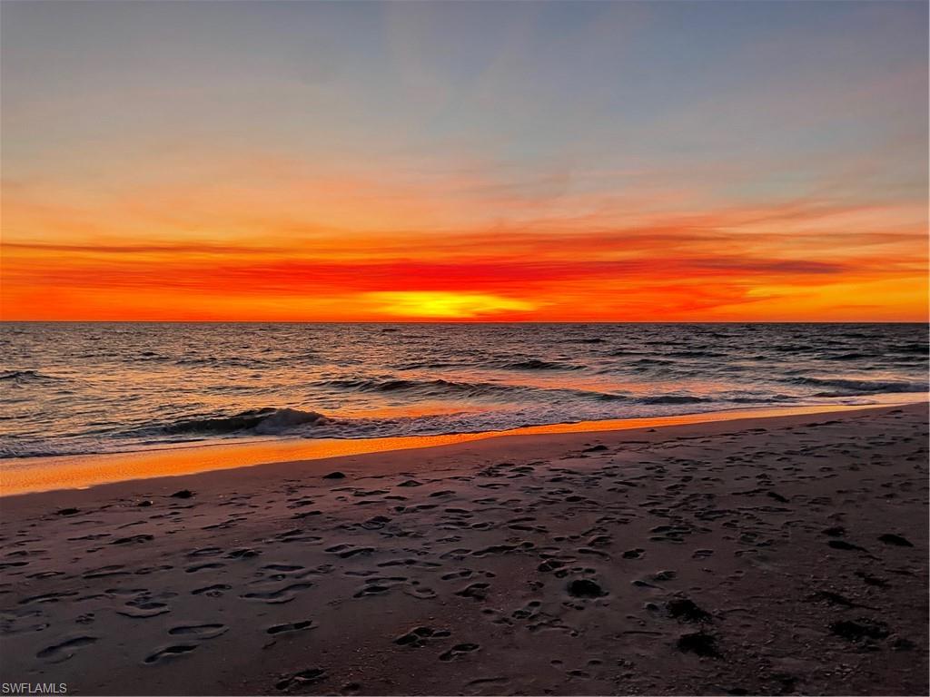 Sunset views from the beach