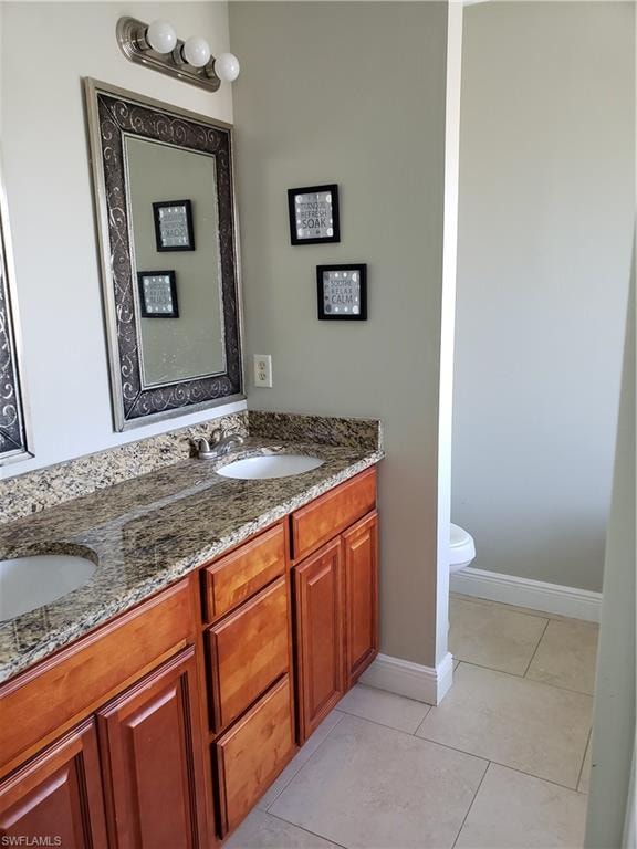 Master bath area