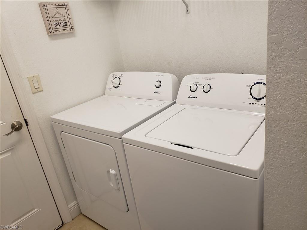 Inside laundry before you enter garage