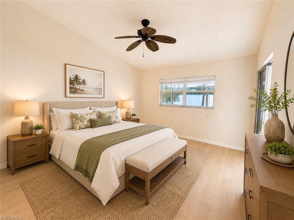 This is a staged photo to show you what you could do with this space.