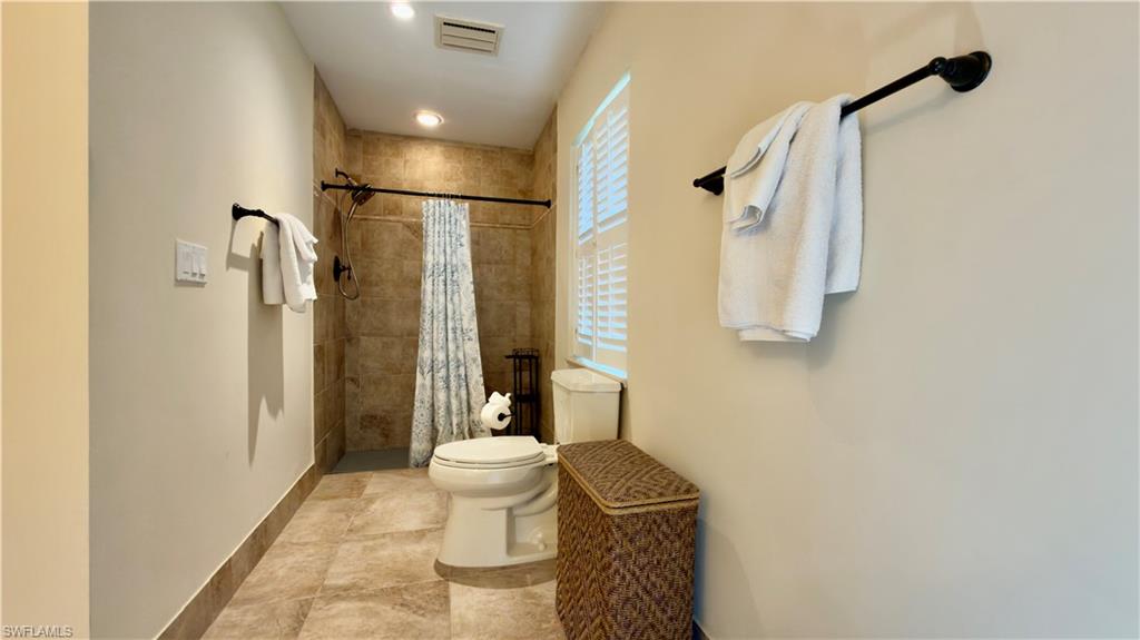 Master bathroom with walk-in shower
