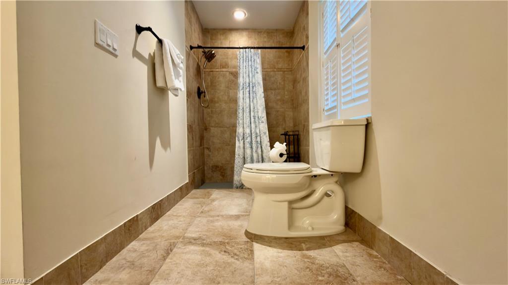 Master bathroom with walk-in shower