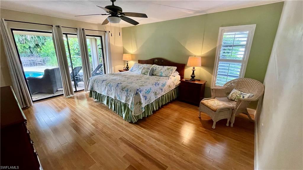 Master bedroom with King bed
