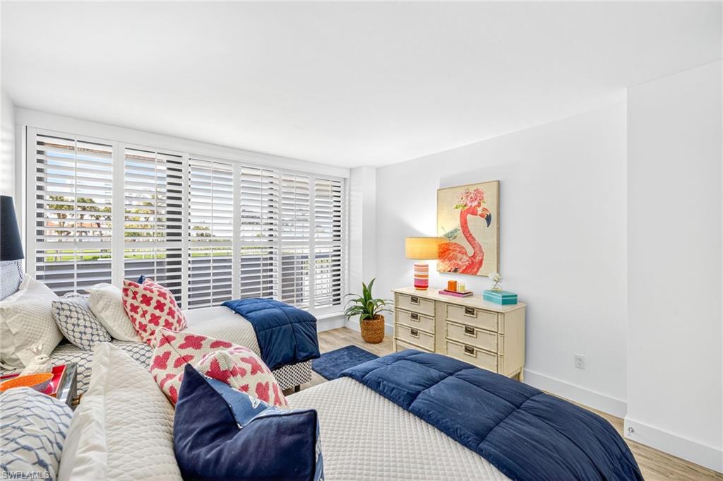 Bedroom featuring wood finished floors