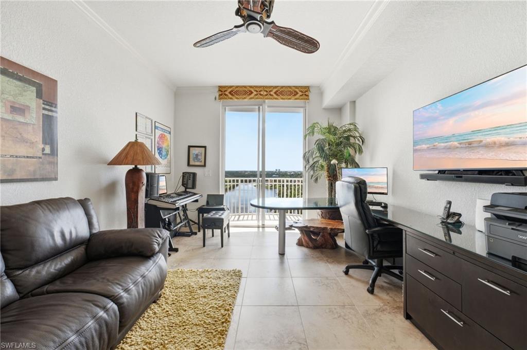 The third bedroom offers a private retreat with a sliding glass door providing access to a balcony where you can enjoy peaceful Florida sunrises and refreshing coastal breezes. This inviting guest suite is complete with its own full ensuite bath, offering comfort, privacy, and convenience for family or guests.