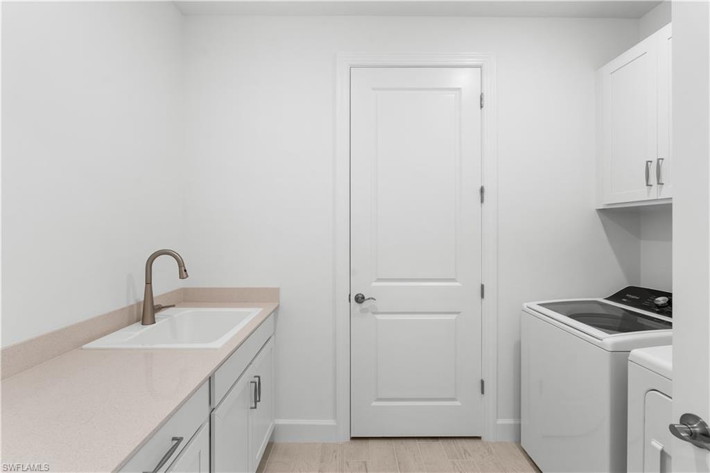 finished laundry room