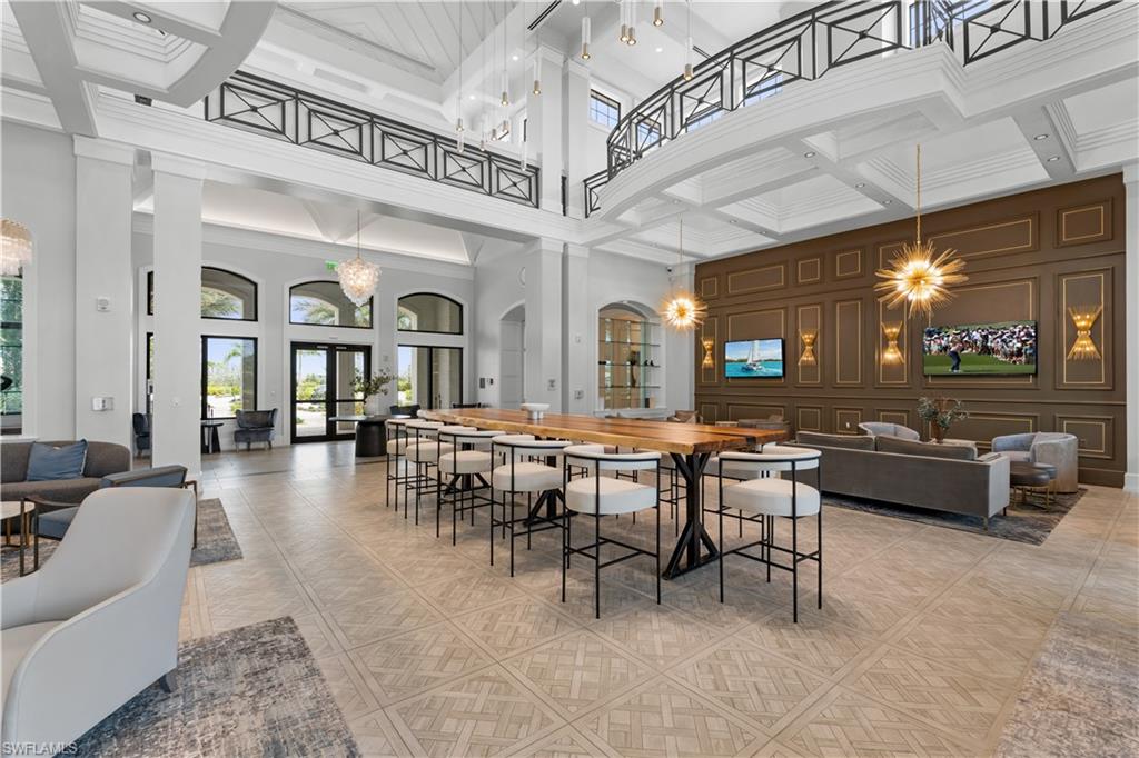 Grand foyer at clubhouse