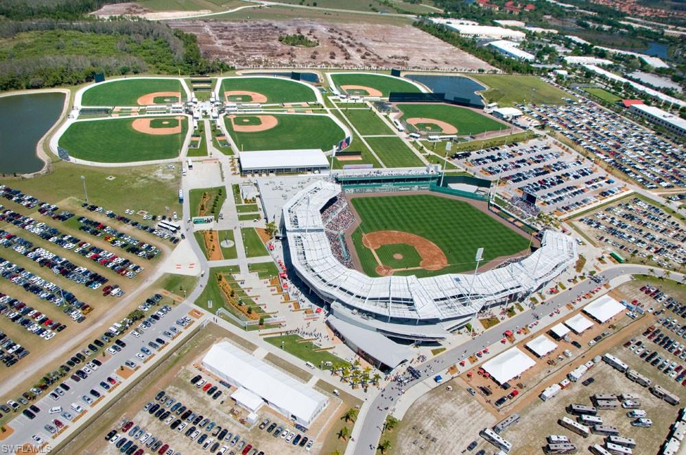 Aerial overview of property's location featuring a large body of water