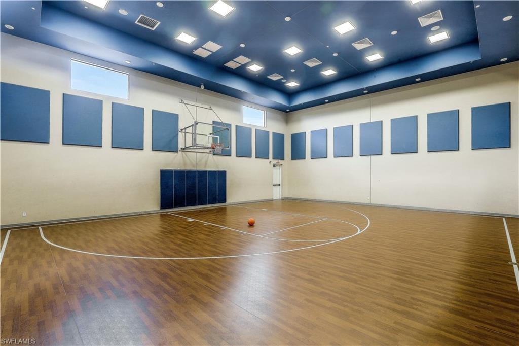 indoor basketball court