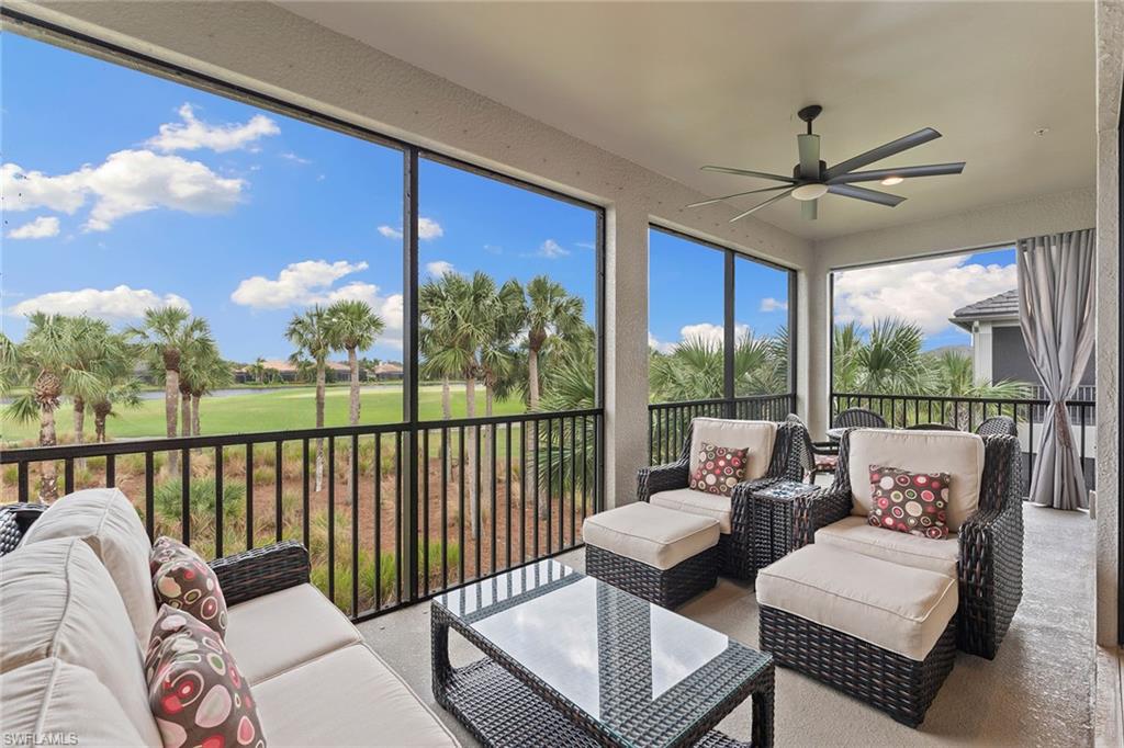 Golf course view from the lanai