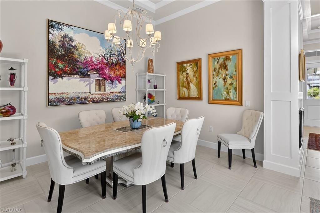 Elegant dining space perfectly positioned for effortless entertaining.