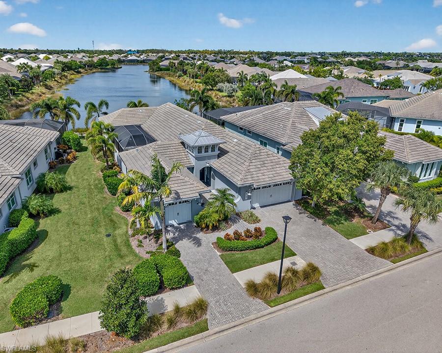 Exceptional privacy meets expansive lake views in this unique setting.