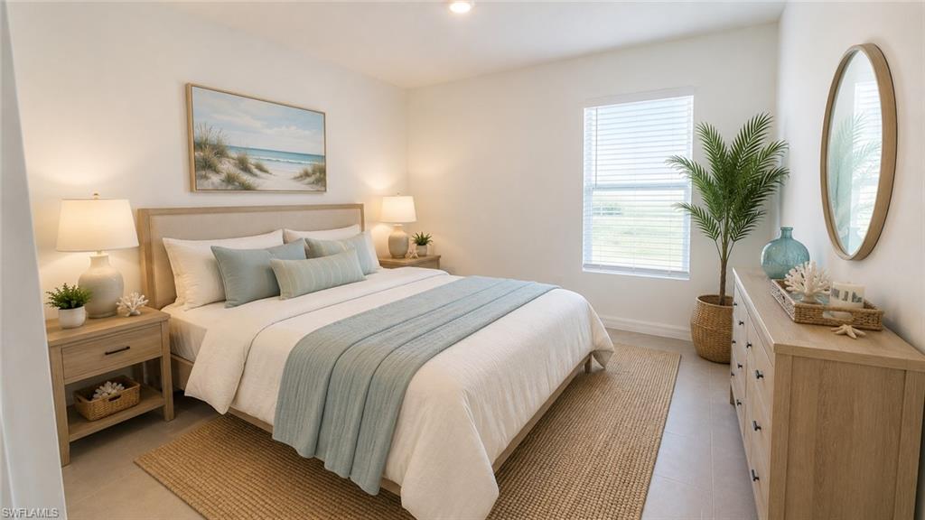 Virtual Staged Guest bedroom