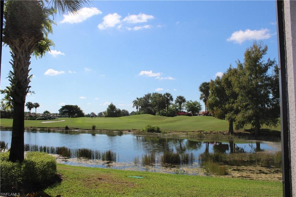 Water view with a golf club