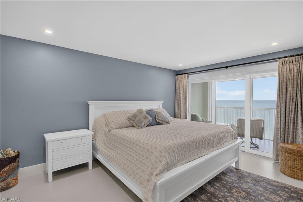 Spacious room with Impact sliders out to the balcony.