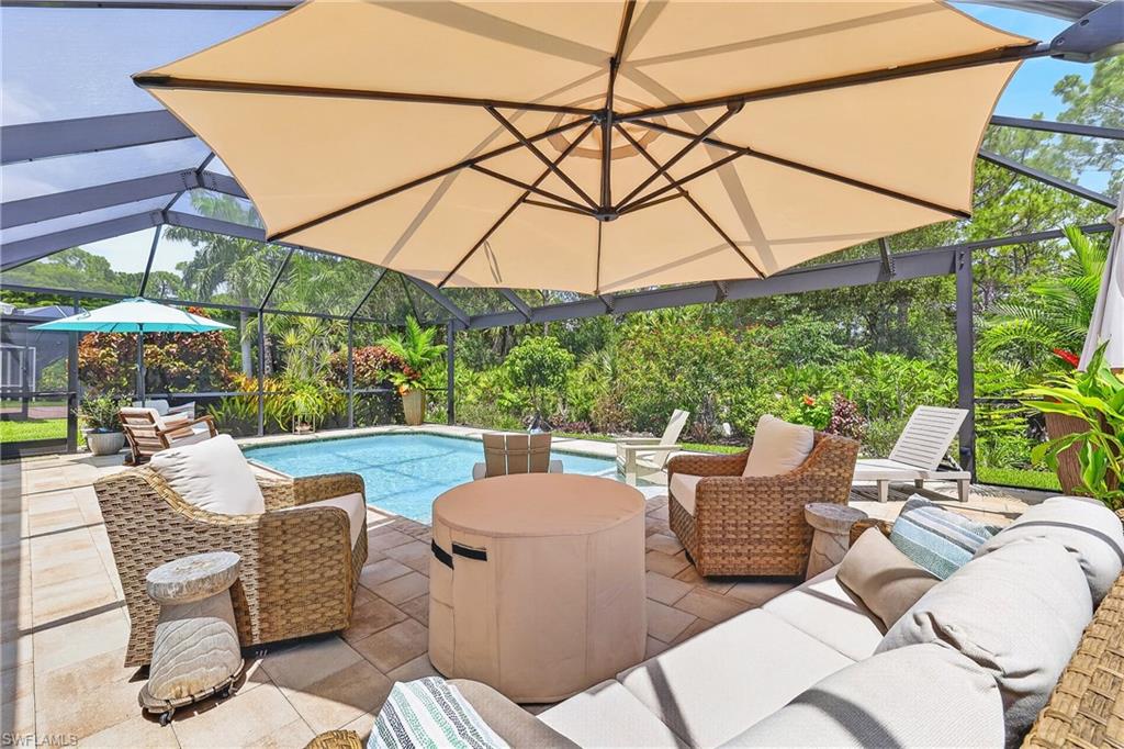 Relax with morning coffee or happy hour cocktails.