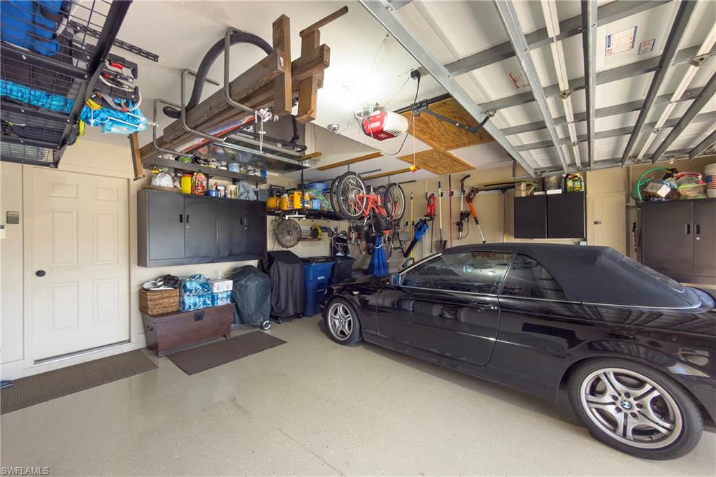 Garage with storage