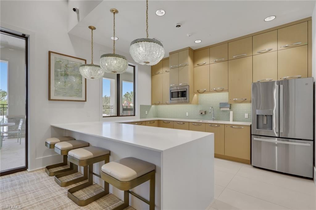 Catering kitchen.