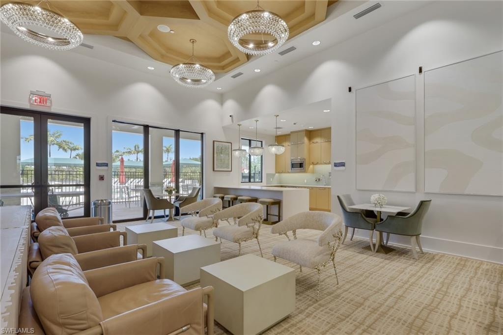 Clubhouse social room.