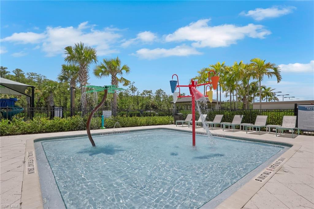 Children's splash park.