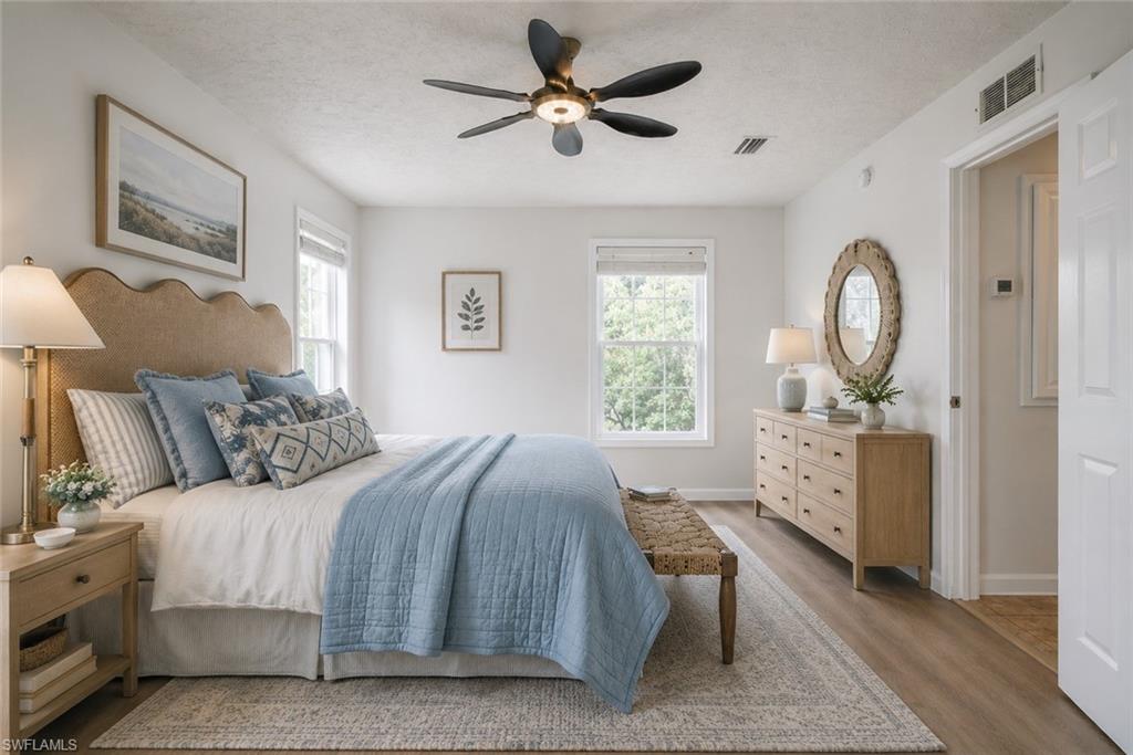 Second floor primary bedroom