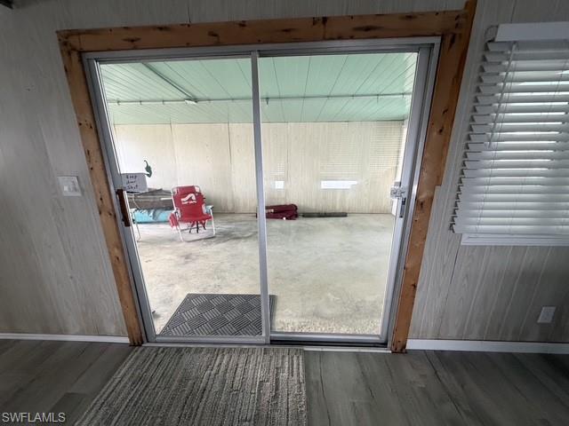 View of Florida Room from inside the home.