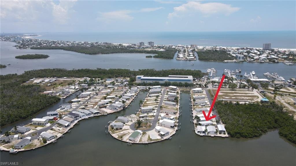 Port Carlos Cove Aerial View