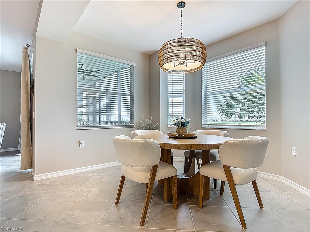 Dining area with plenty of natural light