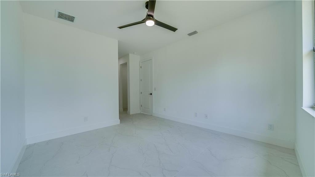 View looking at the entrance to the room.
