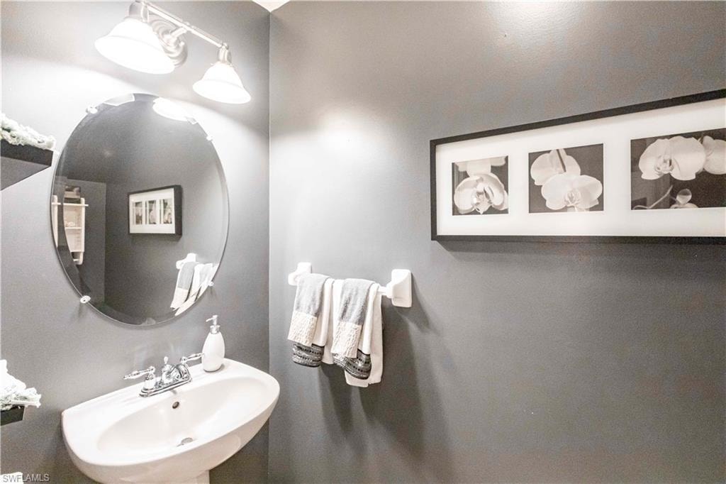 Bathroom featuring a sink