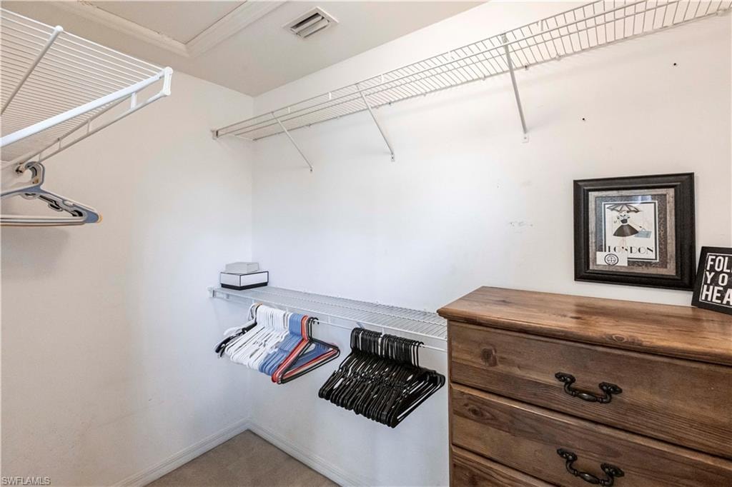 View of spacious closet