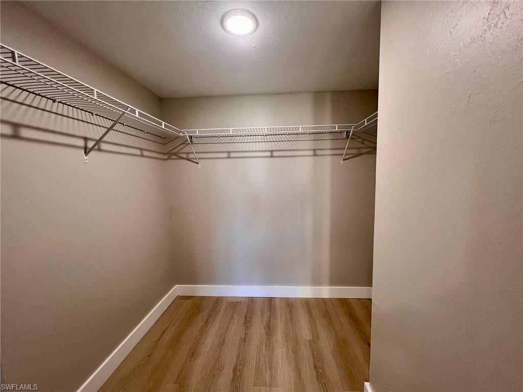 Primary closet