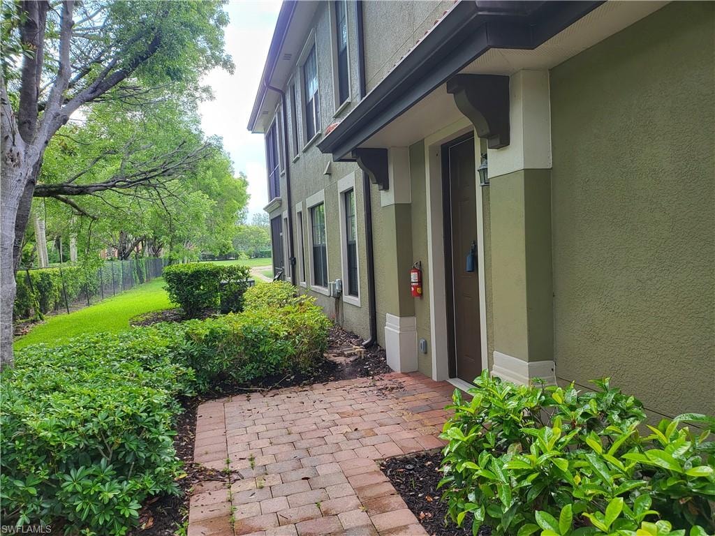 Side entrance to coach home