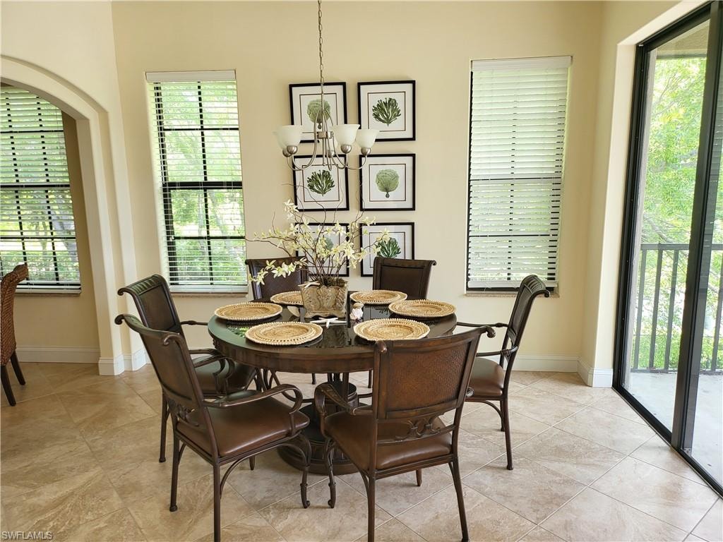 Large dining area