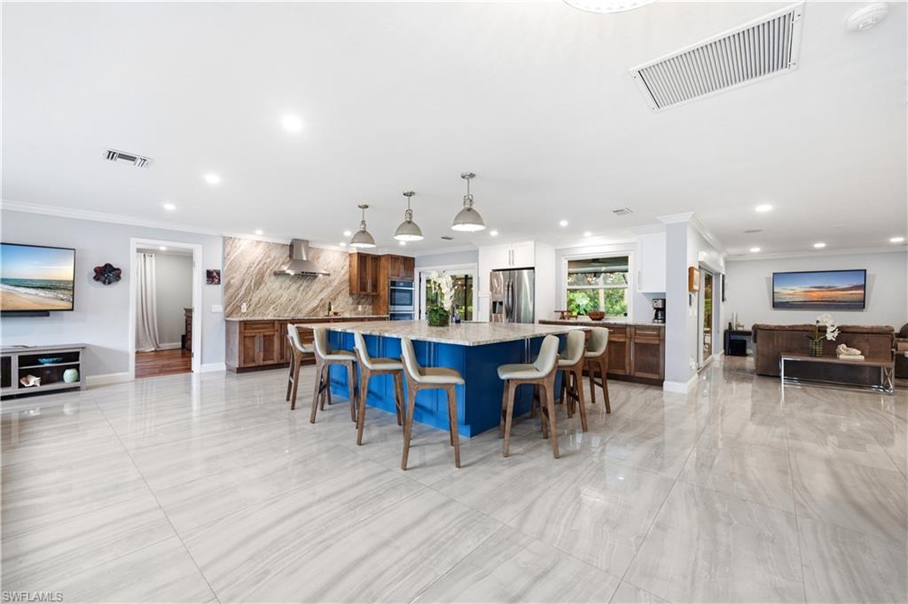 Open kitchen floor paln