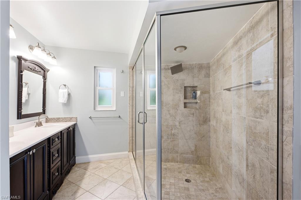 walk in shower