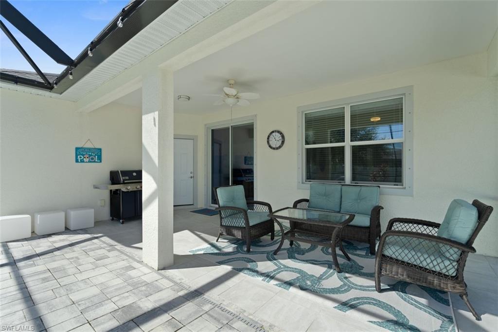 View of patio seating