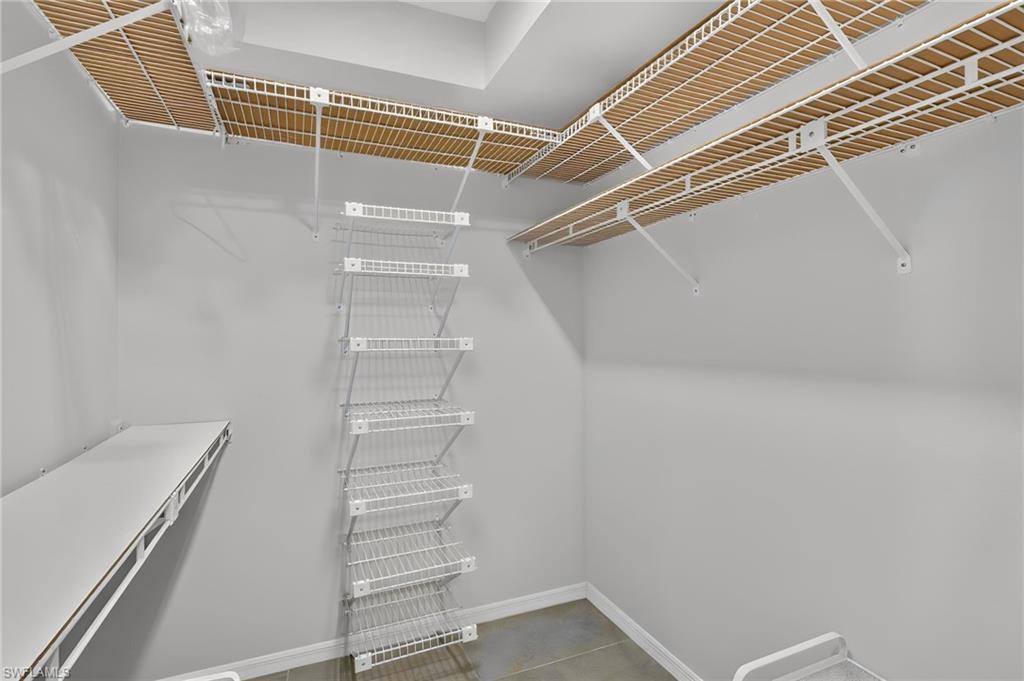 Primary walk-in closet