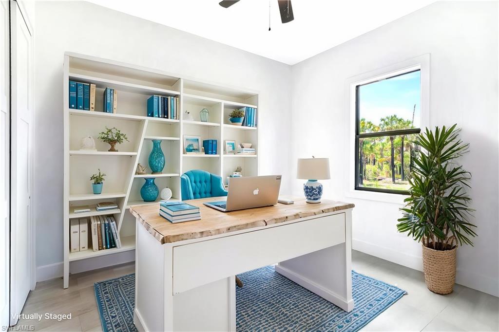 AI Staged Guest Bedroom 3, Den or Office