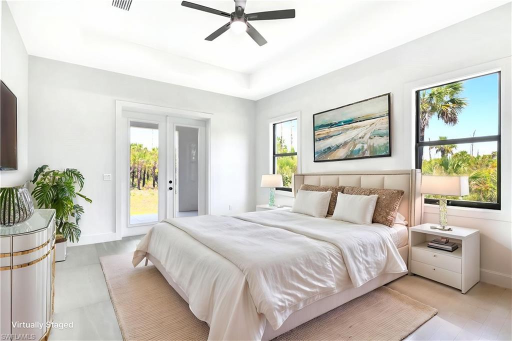 AI Staged Primary Bedroom